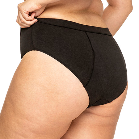 Daly's IGA Koroit - U by Kotex Thinx Period Underwear Black Briefs Size 10