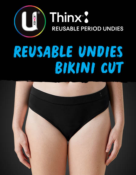 U by Kotex Thinx Reusable Period Undies Bikini Size 10 – Cosmetics Squad